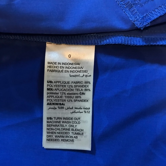 Zenergy by Chico’s Royal Blue Lightweight Zip Up Jacket, NWOT, 0/S - Picture 13 of 16